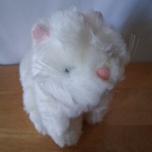 Fluffy White Persian Cat Plush.Toy